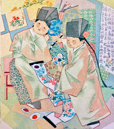 晒画日