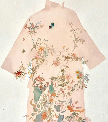 粉袄裙